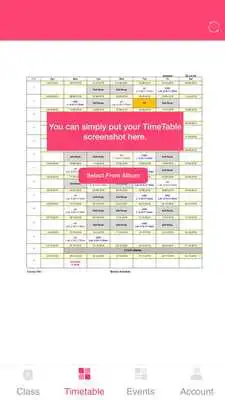 Play SG timetable