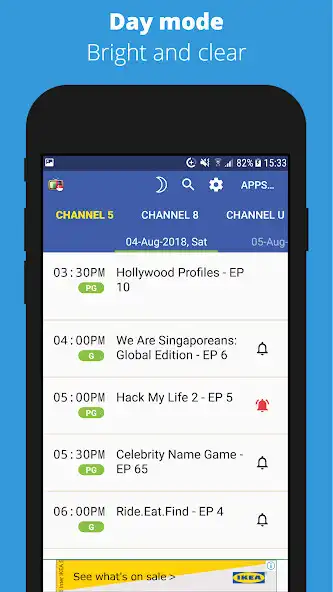 Play SG TV Guide  and enjoy SG TV Guide with UptoPlay