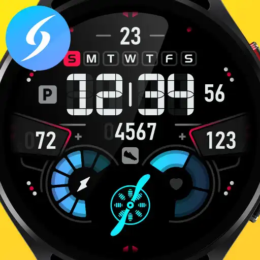 Play SH007 Watch Face, WearOS watch APK