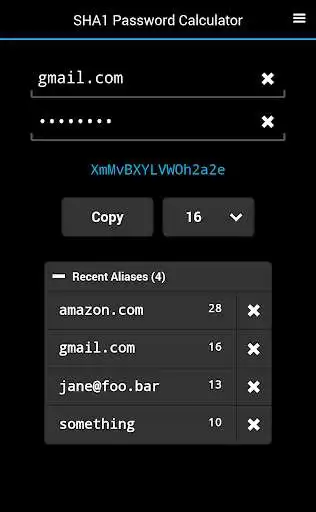Play APK SHA1 Password Calculator  and enjoy SHA1 Password Calculator with UptoPlay de.pmorjan.TPSM