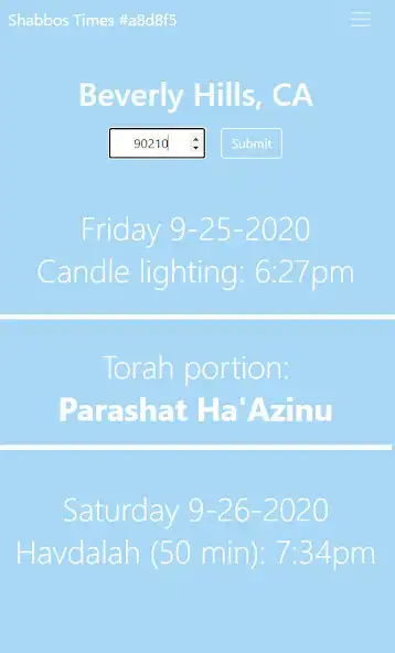 Play Shabbos Times  and enjoy Shabbos Times with UptoPlay