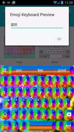 Play Shading Rainbow Emoji Keyboard
