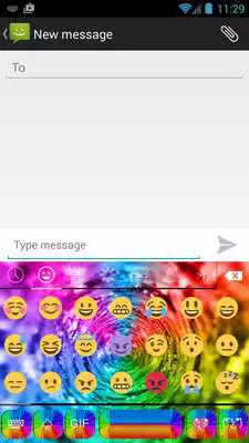 Play Shading Rainbow Emoji Keyboard