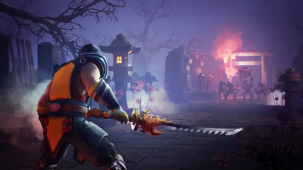 Play Shadow Blade: Ninja Fighting as an online game Shadow Blade: Ninja Fighting with UptoPlay
