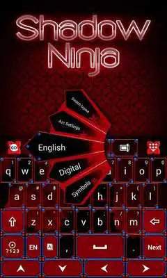 Play Shadow Ninja Keyboard Theme