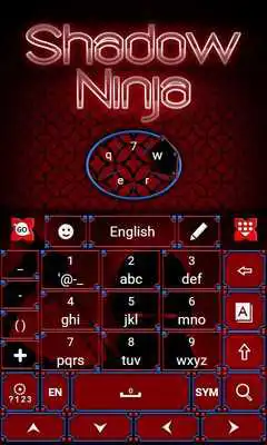 Play Shadow Ninja Keyboard Theme