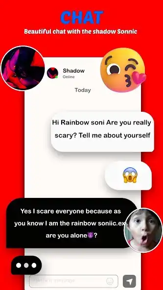 Play Shadow Soniic video call as an online game Shadow Soniic video call with UptoPlay