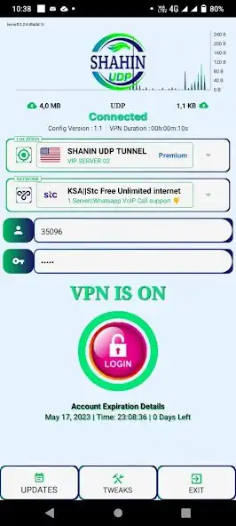 Play SHAHIN UDP TUNNEL  and enjoy SHAHIN UDP TUNNEL with UptoPlay