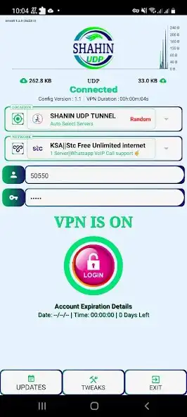 Play SHAHIN UDP TUNNEL as an online game SHAHIN UDP TUNNEL with UptoPlay