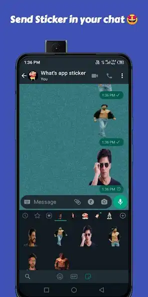Play shahrukh Khan Sticker for WA as an online game shahrukh Khan Sticker for WA with UptoPlay