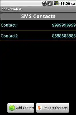 Play Shake and Alert