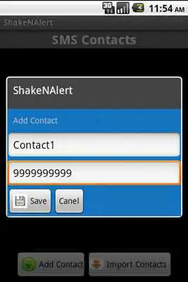 Play Shake and Alert