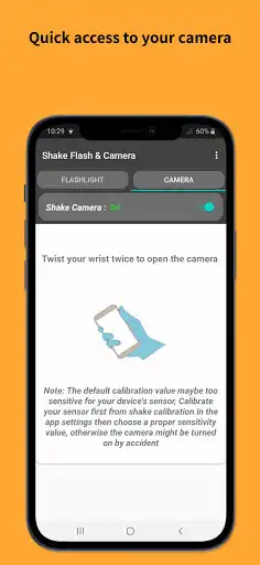 Play Shake Flashlight  Camera