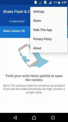 Play Shake Flashlight  Camera