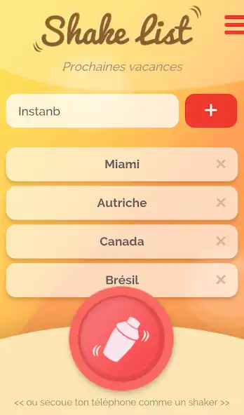 Play Shake List  and enjoy Shake List with UptoPlay
