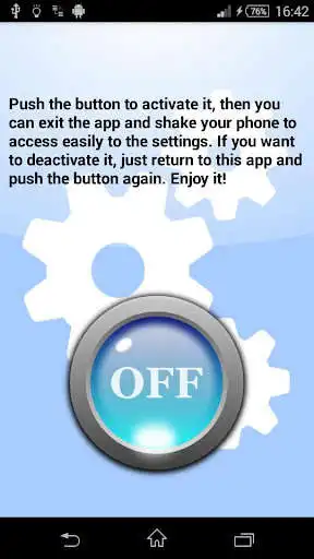 Play Shake to Settings  and enjoy Shake to Settings with UptoPlay