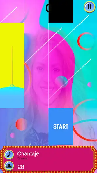 Play Shakira Piano Tiles Games as an online game Shakira Piano Tiles Games with UptoPlay