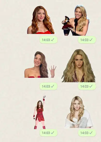 Play Shakira stickers  and enjoy Shakira stickers with UptoPlay