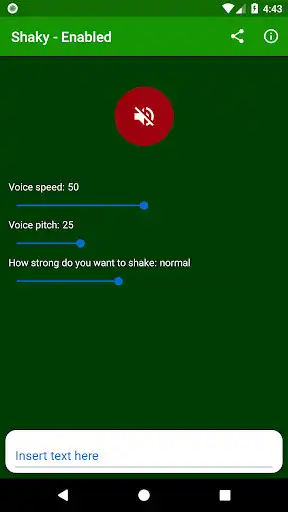 Play Shaky - Shake and Talk  and enjoy Shaky - Shake and Talk with UptoPlay
