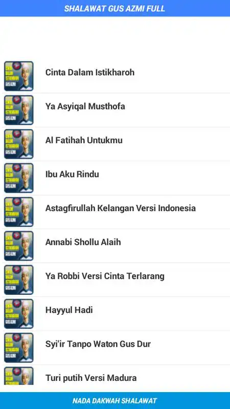 Play Shalawat Gus Azmi Full