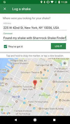 Play Shamrock Shake Finder
