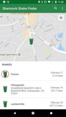 Play Shamrock Shake Finder