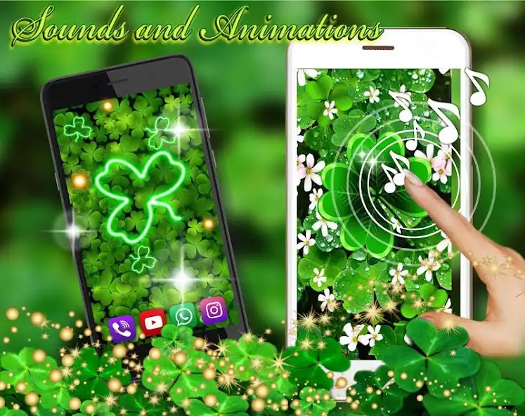 Play Shamrock Spring Live Wallpaper as an online game Shamrock Spring Live Wallpaper with UptoPlay