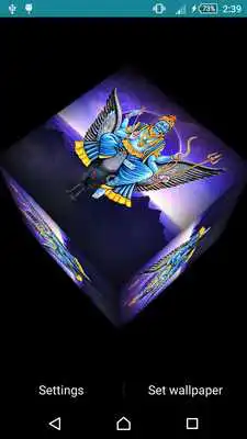 Play Shani Dev Cube Live Wallpaper