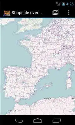 Play Shapefile over Map