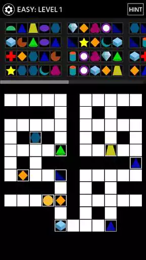 Play Shape Fill-In Puzzle  and enjoy Shape Fill-In Puzzle with UptoPlay