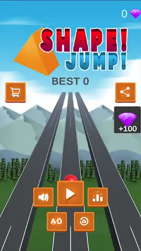 Play Shape! Jump!  and enjoy Shape! Jump! with UptoPlay