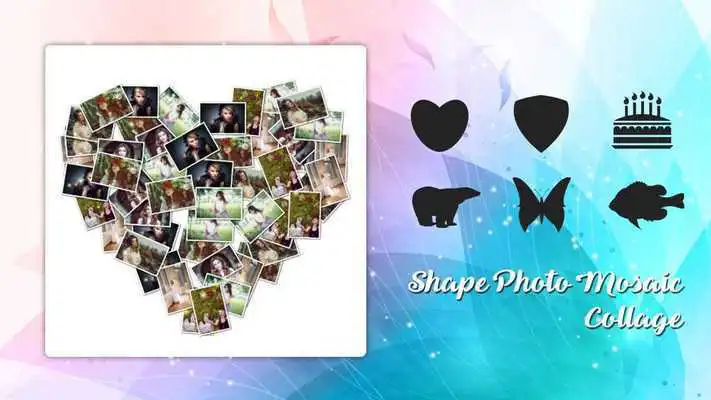 Play Shape Mosaic Photo Collage