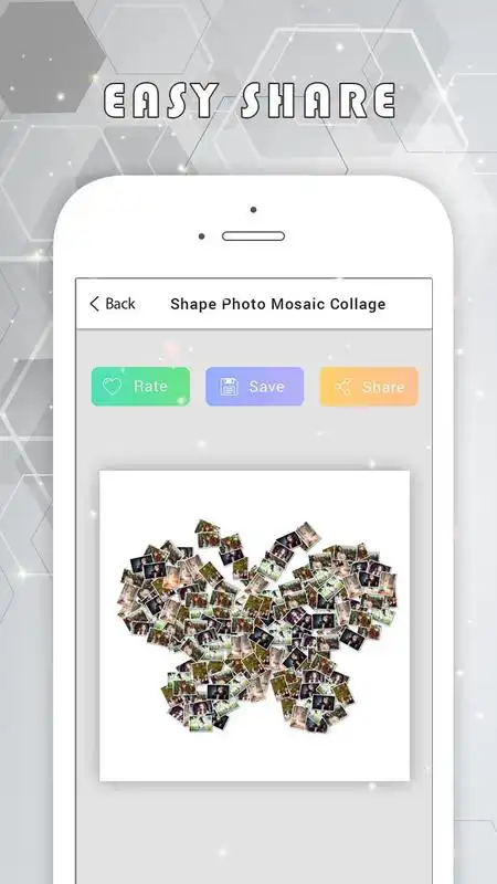 Play Shape Mosaic Photo Collage