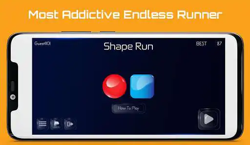 Play Shape Run - Free Endless Runner Game  and enjoy Shape Run - Free Endless Runner Game with UptoPlay