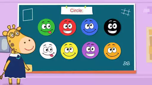 Play Shapes and colors for kids as an online game Shapes and colors for kids with UptoPlay