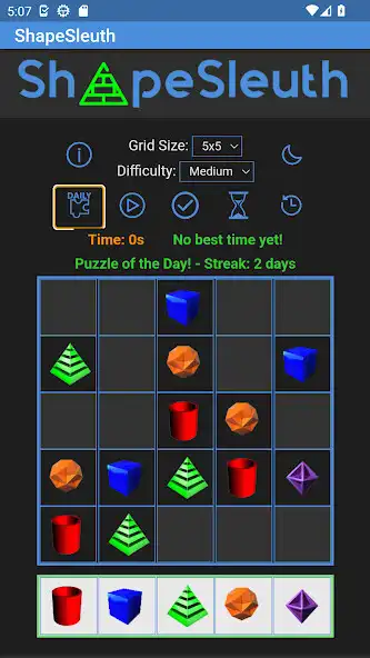 Play ShapeSleuth as an online game ShapeSleuth with UptoPlay