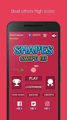 Play APK Shapes Swipe Game : Quaint Swiping Games  and enjoy Shapes Swipe Game : Quaint Swiping Games with UptoPlay com.quaintgames.scaryshapes