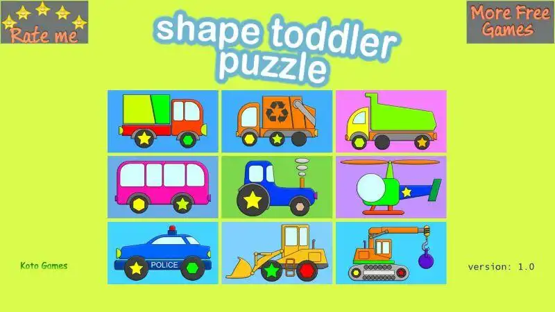 Play Shape Toddler Puzzle as an online game online Shape Toddler Puzzle with UptoPlay com.kotogames.shape_toddler_puzzle Play Shape Toddler Puzzle as an online game Shape Toddler Puzzle with UptoPlay