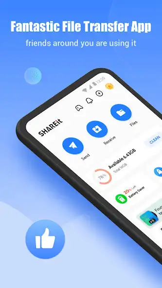 Play SHAREit: Transfer, Share Files  and enjoy SHAREit: Transfer, Share Files with UptoPlay