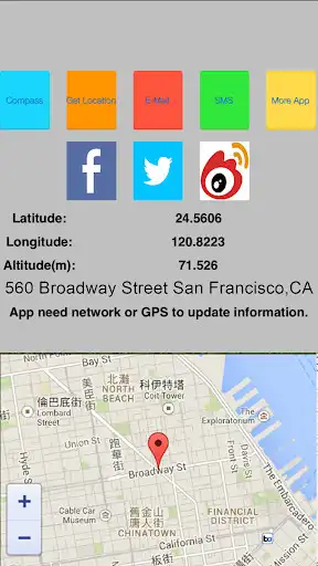 Play Share Location&Compass  and enjoy Share Location&Compass with UptoPlay