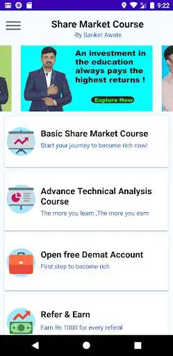 Play Share Market Course By Sanket Awate as an online game Share Market Course By Sanket Awate with UptoPlay