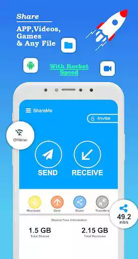 Play SHAREme - Share File  Transfer App / Share it  and enjoy SHAREme - Share File  Transfer App / Share it with UptoPlay
