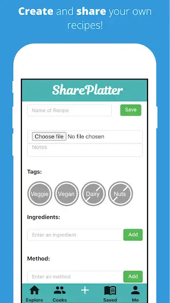 Play SharePlatter: Social Recipes as an online game SharePlatter: Social Recipes with UptoPlay