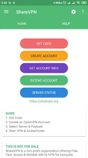 Play ShareVPN as an online game ShareVPN with UptoPlay