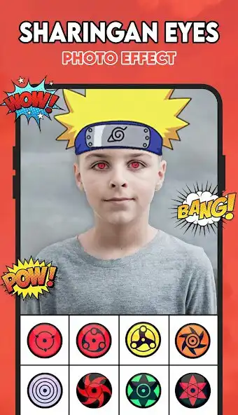 Play Sharingan Eyes - Photo Effect  and enjoy Sharingan Eyes - Photo Effect with UptoPlay
