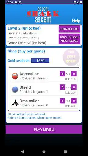 Play Shark Ascent as an online game Shark Ascent with UptoPlay