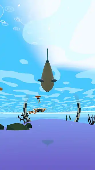 Play Shark Bite Run as an online game Shark Bite Run with UptoPlay