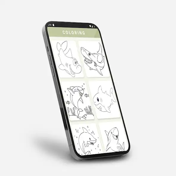 Play Shark Coloring Book Game  and enjoy Shark Coloring Book Game with UptoPlay