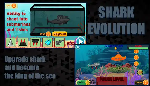 Play Shark Evolution!  and enjoy Shark Evolution! with UptoPlay