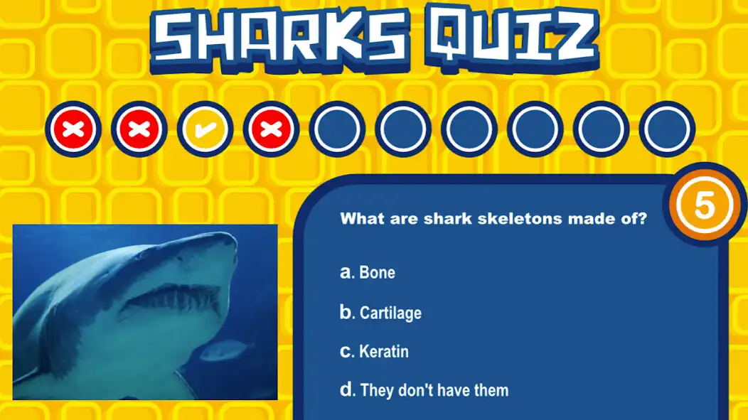 Play Shark Quiz as an online game Shark Quiz with UptoPlay
